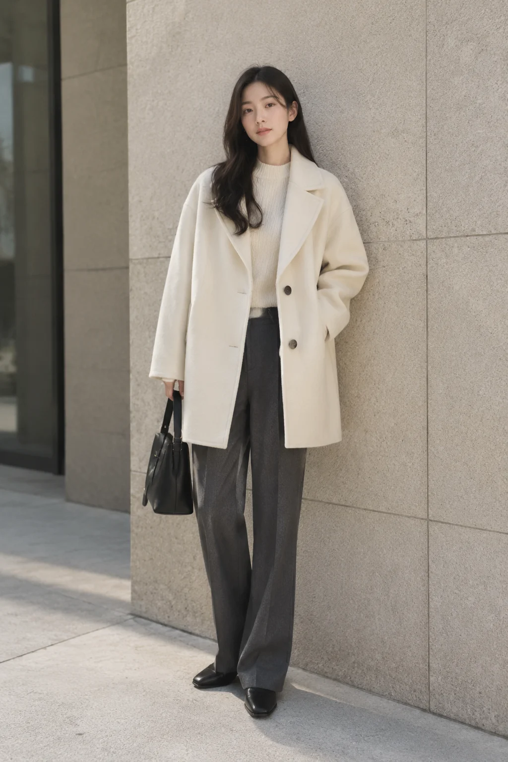 내추럴 미니멀리즘 룩