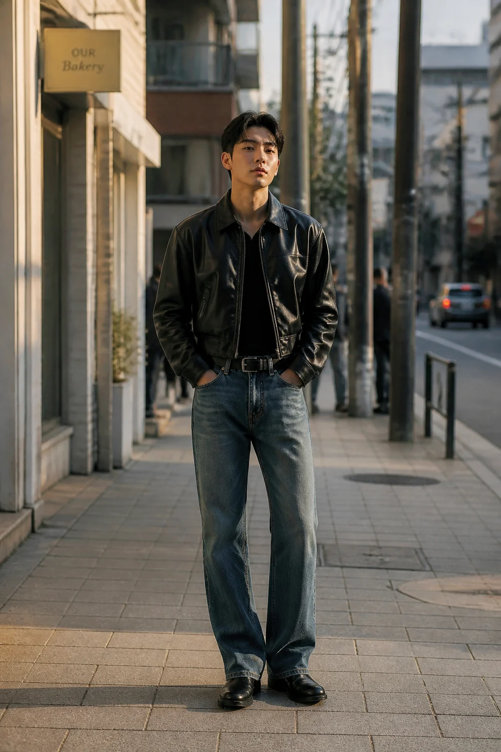 얼반 시크 캐주얼 룩